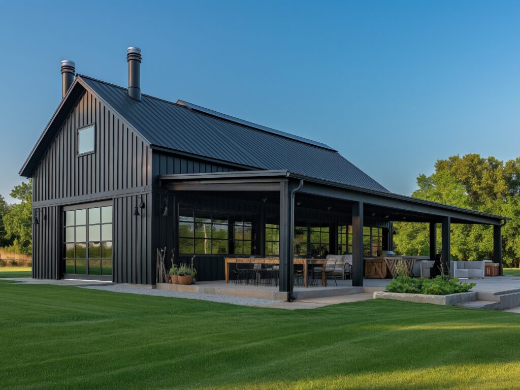 Barndominium on a large property