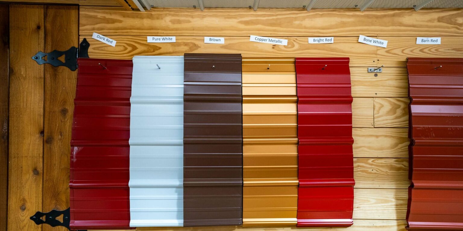 Colors and finishes for metal panels